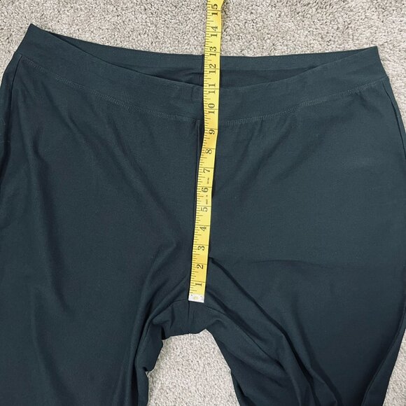 NWT Eileen Fisher Stretch Slim Ankle Pant in Dark Green "Ivy" Size XL - Picture 7 of 8